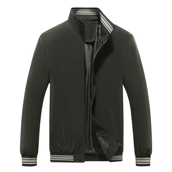 Dovford 2024 Clearance Sales, Jacket Men, Men's Autumn Winter Military Clothing Zipper Pocket Loose Breathable Coat Jackets for Men