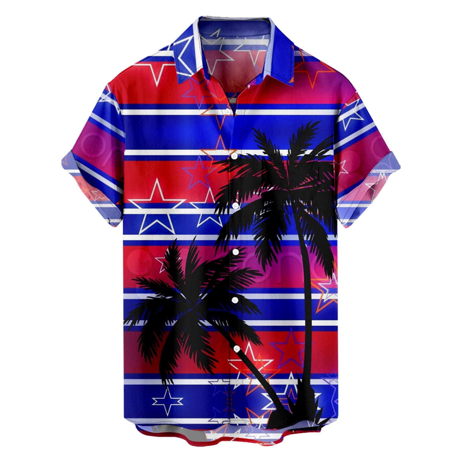 Dovford 4th of July Shirts for Mens Patriotic Shirts American Flag