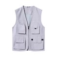 thumbnail image 1 of Dovford Breathable Mesh Zip Cargo Vest,Men Casual Multi-Pocket Vest,Outdoor Hiking Fishing Cargo Vest Jacket 2024, 1 of 4
