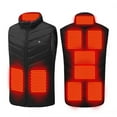 thumbnail image 1 of Dovford Fleece Heated Vest for Men Women 9 Heating Zones Warming Mens Heated Vest Fleece Heating Vests for Men Hunting Camping, 1 of 6