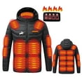 thumbnail image 1 of Dovford Heated Jacket for Men, Graphene Heating Hood Jacket, Soft Shell No 12V Battery Pack, Winter Electric Heating Coat, 1 of 4