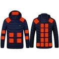 thumbnail image 1 of Dovford Heated Jacket for Men Women with 25 Heating Zones Winter Outdoor Soft Shell Electric Hooded Heating Coat, 1 of 1