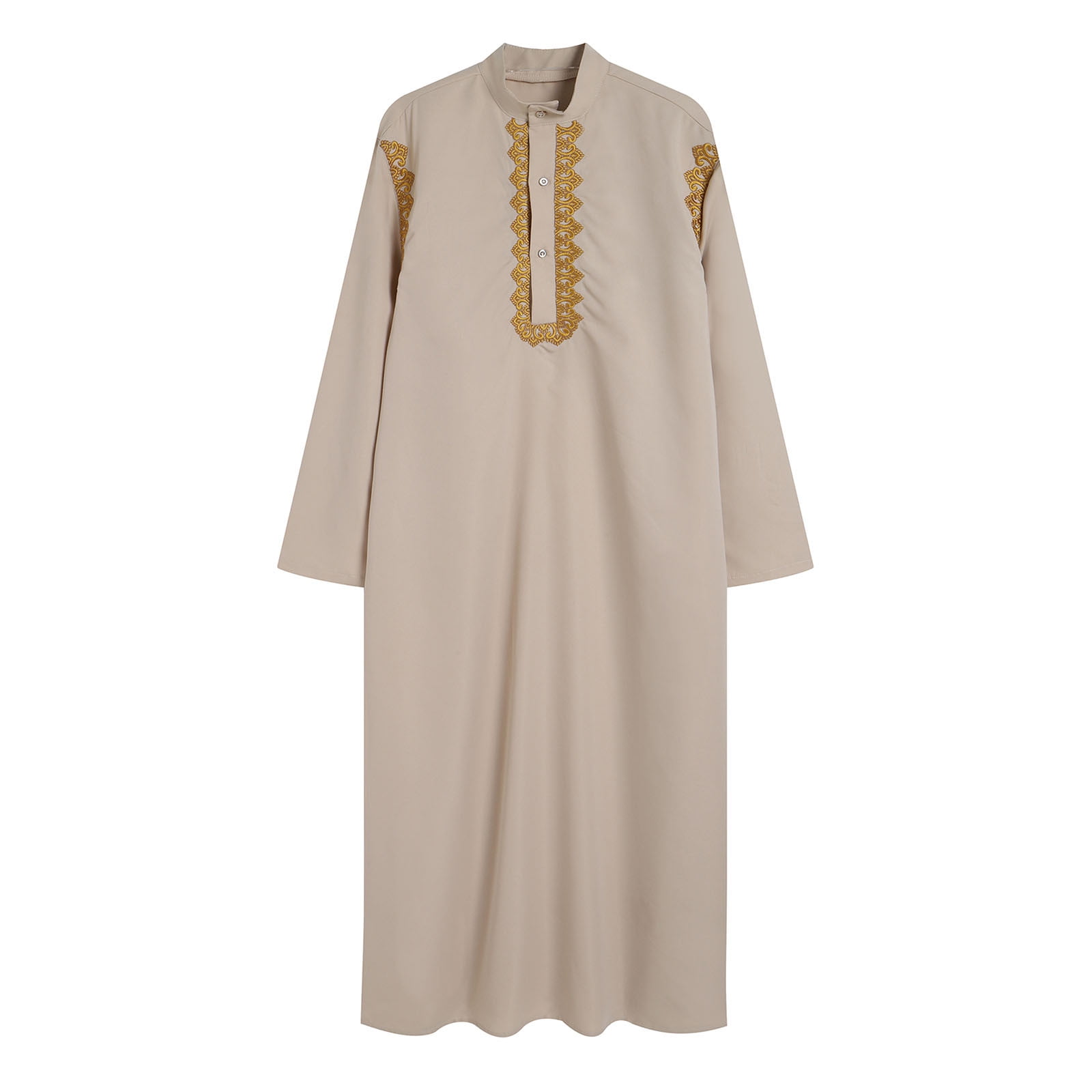 Robe Homme Islamique Thobe Abaya - Tissu Doux Respirant - Coupe Ample - Pour Prière, Quotidien Et Occasions Sociales