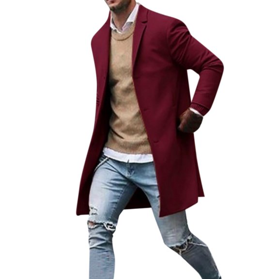 Dovford Men Sherpa Jacket Fleece Lined Motorcycle PU Faux Leather Jacket Warm Zip Up Thickened Trucker Winter Pea Coats