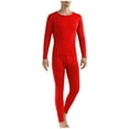 thumbnail image 1 of Dovford Men Thin Thermal Underwear Set Soft Long Johns Set 2 Pcs Warm Base Layer Top & Bottom for Cold Weather 2025, 1 of 1