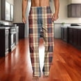 thumbnail image 1 of Dovford Men's 100% Cotton Super Soft Flannel Plaid Pajama Pants 2025, 1 of 5