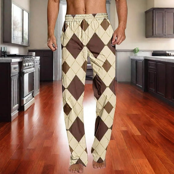 Dovford Men's 100% Cotton Super Soft Flannel Plaid Pajama Pants 2025