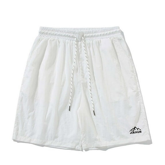 Dovford Men's 5 Inch Linerless Workout Casual Drawstring Shorts Quick Dry Running Tennis Gym Athletic Shorts with Pockets