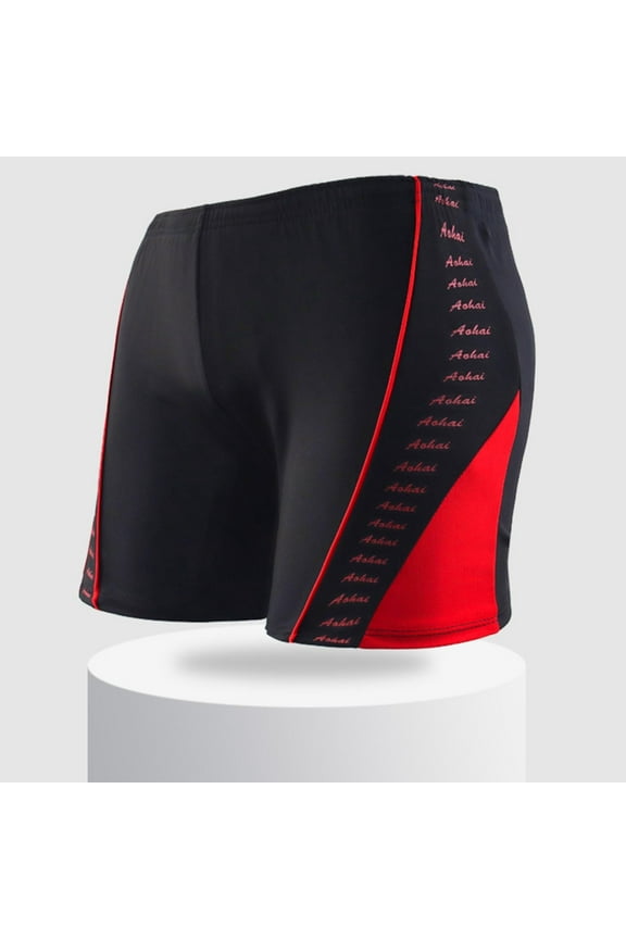 Men's Athletic Swim Jammers Quick Dry Square Leg Swimsuit for Men Drag Suits for Swimming Training Racing Swim Briefs