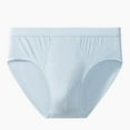 thumbnail image 1 of Dovford Men's Breathable Cotton Briefs Underwear No Fly Covered Waistband Underpants(L-3XL), 1 of 3