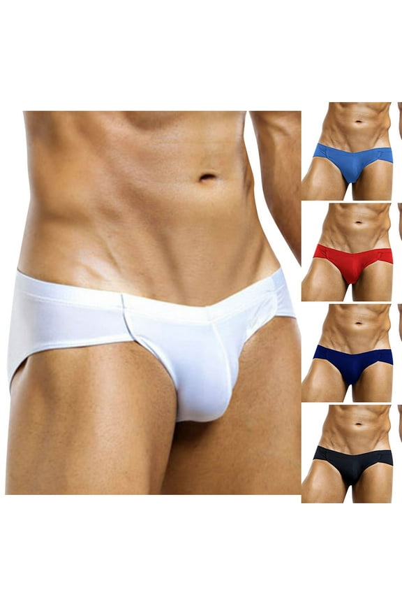 Men's Briefs Micro Modal No Fly Underwear Support Pouch Soft Comfort Briefs for Men 2025