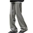thumbnail image 1 of Dovford Men's Casual Cargo Pants Workout Joggers Stretch Sweatpants Hiking Drawstring Athletic Long Pants with Pockets, 1 of 6