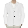 thumbnail image 1 of Dovford Men's Casual Fashion Sports Blazer Slim Fit Suit Jackets Two Buttons Lightweight Outerwear Jacket with Two Pockets, 1 of 6