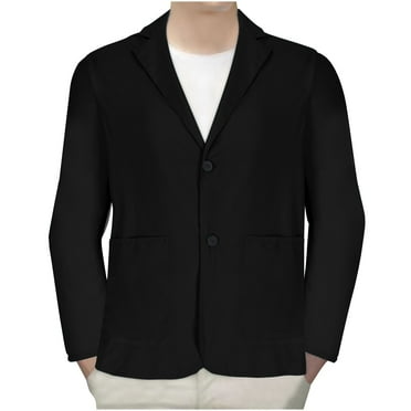 Dovford Men's Casual Fashion Sports Blazer Slim Fit Suit Jackets Two Buttons Lightweight Outerwear Jacket with Two Pockets