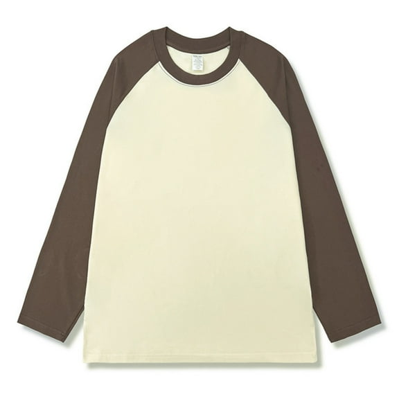 Dovford Men's Casual Long Raglan Sleeve T-Shirt Active Workout Running Hiking Baseball Shirts Cotton Crew Neck Tops 2025
