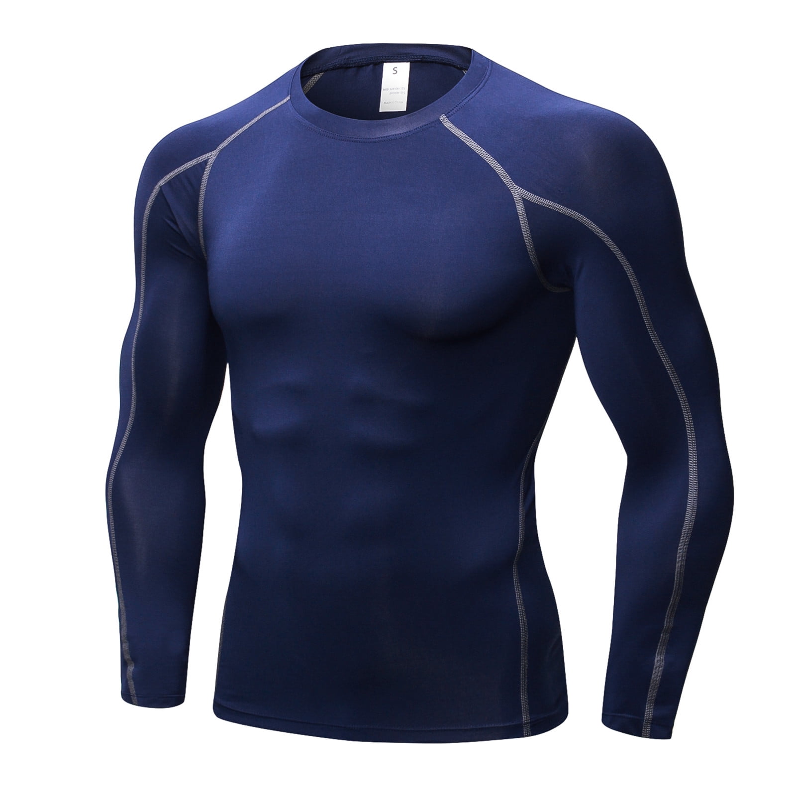 Long sleeve football compression shirt sales