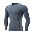 thumbnail image 1 of Dovford Men's Compression Shirts Long Sleeve Workout Gym T-Shirt Running Top Cool Dry Sports Baselayer Undershirts, 1 of 6