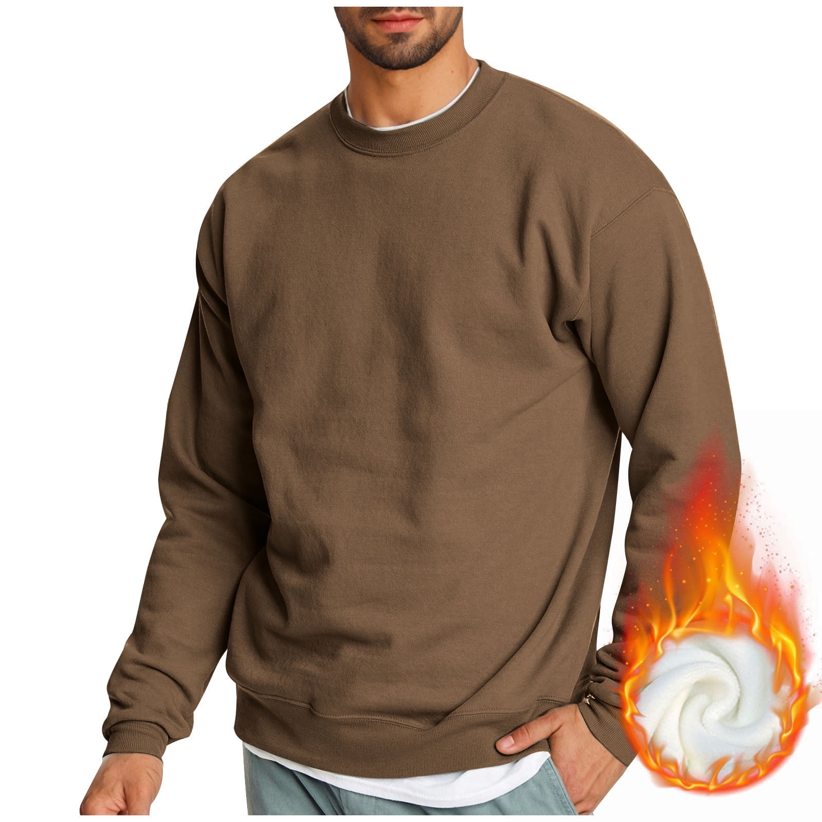 Thicken Fleece Pullover Sweatshirt