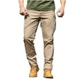 thumbnail image 1 of Dovford Men's Hiking Cargo Pants Lightweight Tactical Pants Outdoor Casual Work Sports Loose Fit Travel Trousers with Pocket, 1 of 2