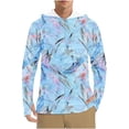 thumbnail image 1 of Dovford Men's Long Sleeve Hoodie Shirts UPF 50+ Sun Protection Fishing Swim Lightweight Running Workout Hiking Rash Guard, 1 of 7