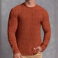 thumbnail image 1 of Dovford Men's Long Sleeve Shirts Ribbed Pullover Sweater Sim Fit Thermal Tops Crew Neck Stretchy Undershirts S-XXXL, 1 of 5