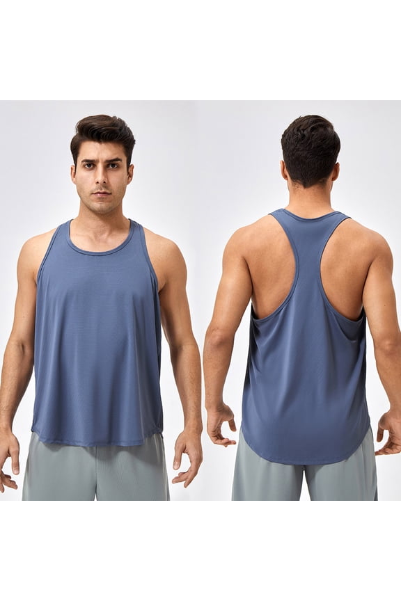 Men's Muscle Gym Workout Stringer Tank Tops Bodybuilding Fitness T-Shirts 2025