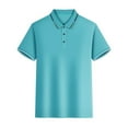 thumbnail image 1 of Dovford Men's Polo Shirt Short Sleeve Quick Dry Athletic Performance Shirts Pique Golf Shirt, 1 of 4