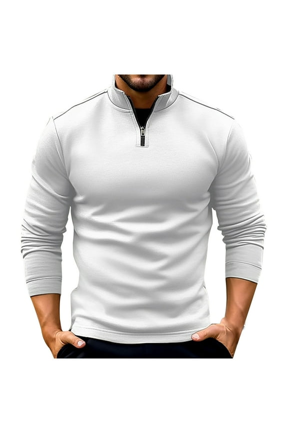 Men's Running Sport Track Jacket Full Zip Thermal Workout Athletic Fitness Jackets for Training with Zipper Pockets