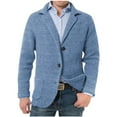 thumbnail image 1 of Dovford Men's Shawl Collar Cardigan Sweater Button Down Knitwear with Pockets, 1 of 7
