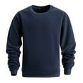 thumbnail image 1 of Dovford Men's Sherpa Lined Sweatshirts Fleece Pullover Basic Tops Warm Crewneck Winter Sweatshirt, 1 of 6