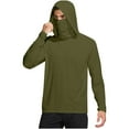 thumbnail image 1 of Dovford Men's Shirts Long Sleeve Workout Fishing T Shirts UPF 50+ Sun Protection Rash Guard Dry Fit Athletic Running Tee Tops, 1 of 6