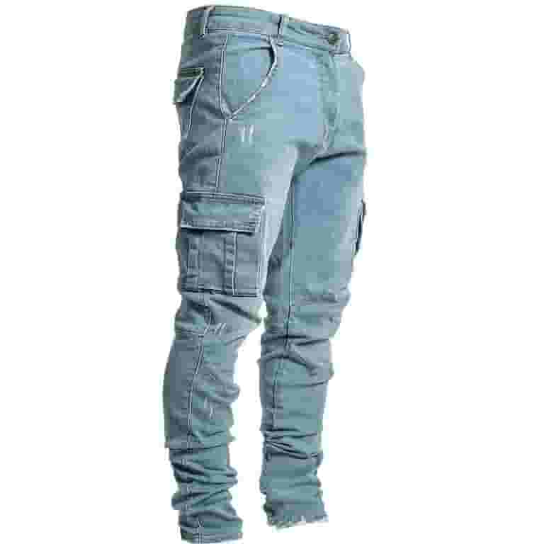 【通販激安】 Pocket Side Men's Dovford Trousers Placket Zipper With Clothing