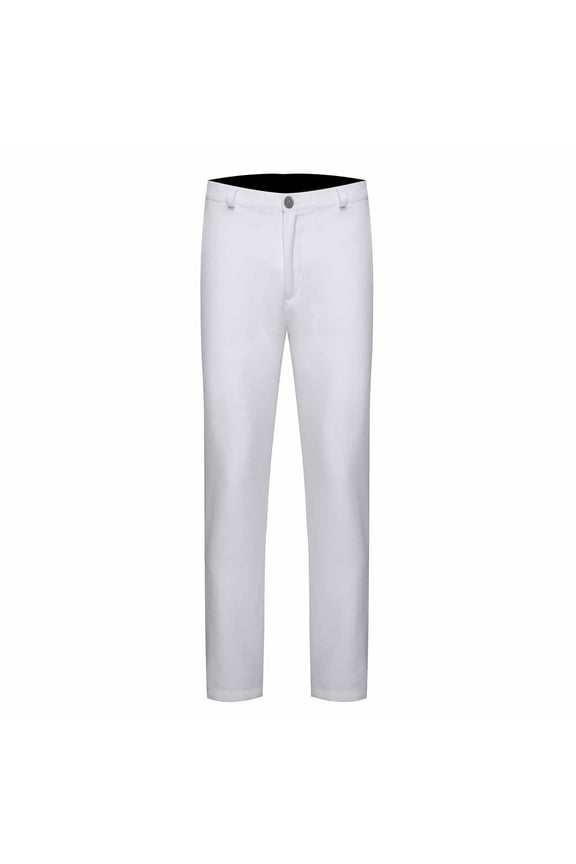 Men's Slim-Fit Dress Pant Classic-Fit Expandable-Waist Flat-Front Suit Pants Office Business Trousers Work Pant