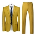 thumbnail image 1 of Dovford Men's Suit Slim Fit 2 Button 2 Piece Suits for Men Party Formal Dress Solid Tuxedo Blazer Jacket Pants Set, 1 of 5