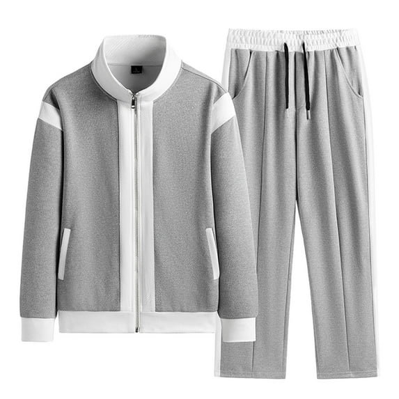 Dovford Men's Tracksuits Sweatsuits for Men Set Track Suits 2 Piece Casual Athletic Jogging Warm Up Full Zip Sweat Suits