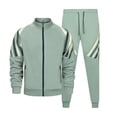 thumbnail image 1 of Dovford Men's Tracksuits Sweatsuits for Men Sweat Track Suits 2 Piece Casual Athletic Jogging Warm Up Full Zip Sets, 1 of 6