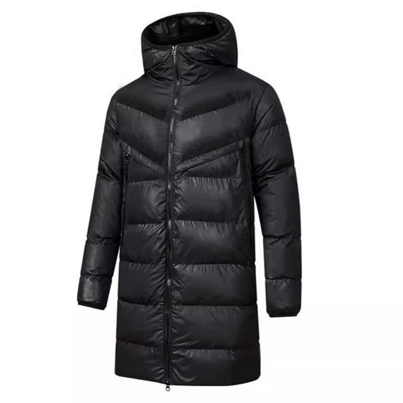 Dovford Men's Trench Coat Slim fit Double Breasted Belted Windbreaker Lapel Long Jacket Casual Windproof Overcoat