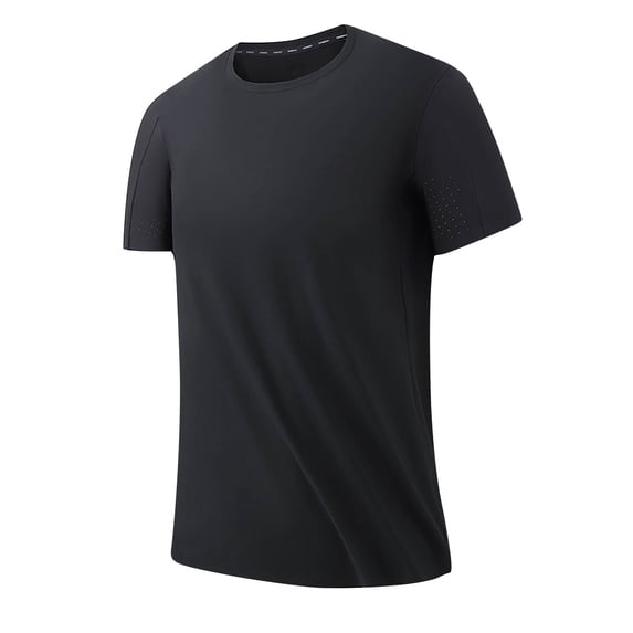 Dovford Men's UPF 50+ Short Sleeve Tee Shirts Sun Protection Quick Dry Tee Shirt Swim Athletic Running Workout