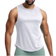 thumbnail image 1 of Dovford Men's UPF 50+ Tank Top Quick Dry Summer Workout Muscle Sleeveless Shirts for Swim Beach Bodybuilding, 1 of 7