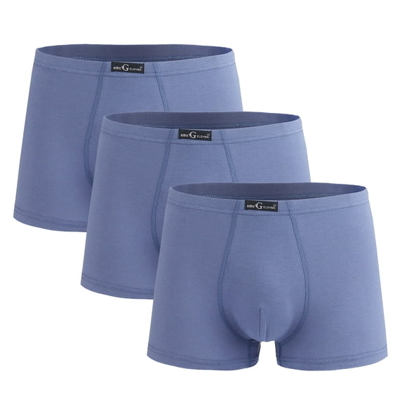 Dovford Men's Underwear Boxer Briefs 3 Pack, Soft Comfortable Underwear with ComfortFlex Waistband, Moisture Wicking