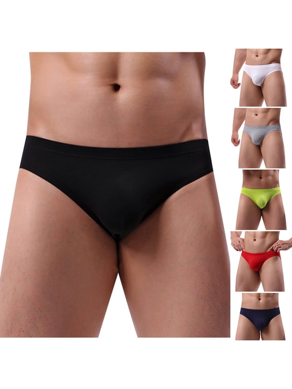 Men's Underwear Micro Modal Bikini Briefs Low Rise Half Back Coverage Silky Touch Underpants 2025