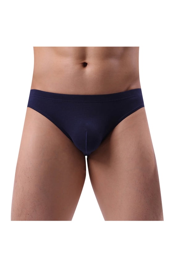 Men's Underwear Micro Modal Bikini Briefs Low Rise Half Back Coverage Silky Touch Underpants 2025
