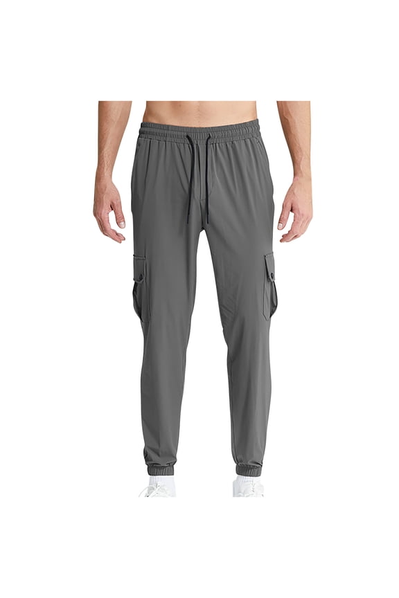 Men's Workout Joggers Quick Dry Windbreaker Running Pants Men Lightweight Sweatpants Gym Active Track Pants