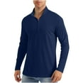 thumbnail image 1 of Dovford Men's Workout Shirts Long Sleeve Dry Fit T Shirts UPF 50+ Sun Protection Athletic Gym Running Active Tee Tops, 1 of 3