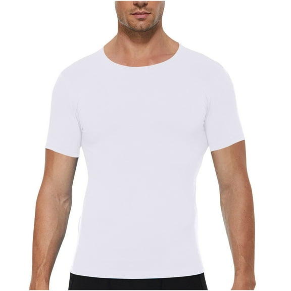 Dovford Men's Workout T Shirts Short Sleeve Gym Bodybuilding Muscle Shirt Base Layer Fitness Tee Tops