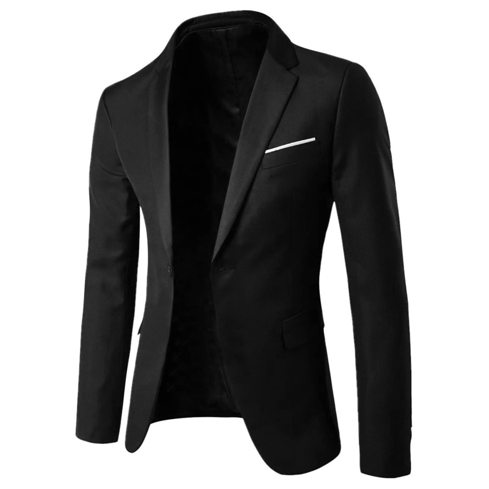 Men's Slim Autumn Suit Blazer - Business Fashion Male Suit Top Blazers (T2M)