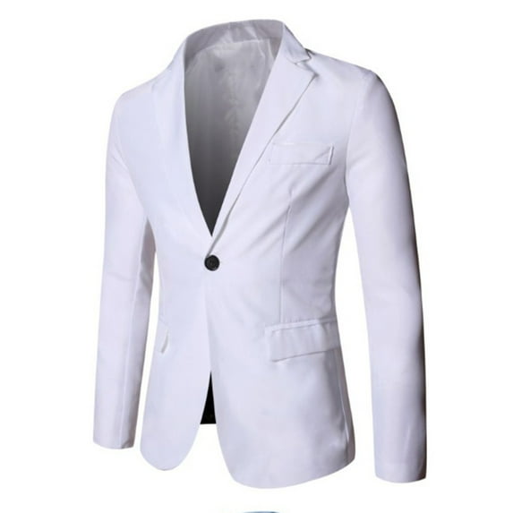 Dovford Mens Blazers Slim Fit Business Casual Men Suit Sport Coat One Button Travel Blazer Lightweight Suit Jacket