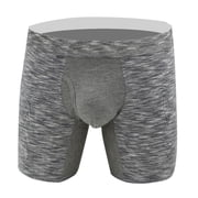 Dovford Mens Bulge Enhancing Pouch Underwear Short Leg Boxers Briefs Trunk Modal Lightweight Turnks Tagless Underpants