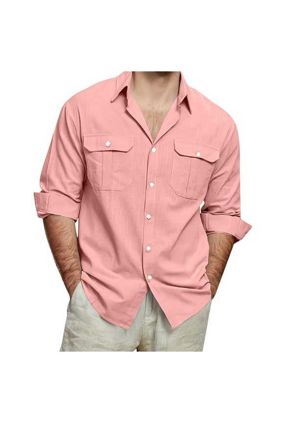 Mens Fishing Shirts Long Sleeve UV Protection Sun Shirt Cooling Quick Dry SPF Shirts for Men Outdoor Work Safari Hiking