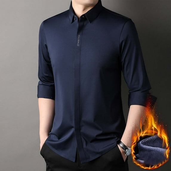 Dovford Mens Flannel Shirts Long Sleeve Thermal Button Down Shirt Shacket Lightweight Jacket 2025